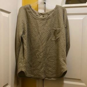 Ya Los Angeles Loom sweater w bottom back detail